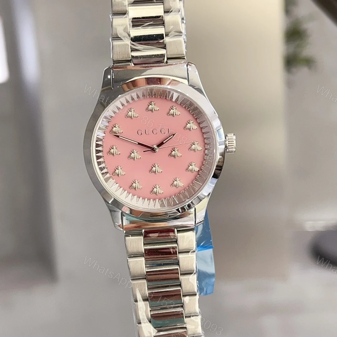 View 2 of Gucci G Timeless Automatic Pink Dial 38Mm