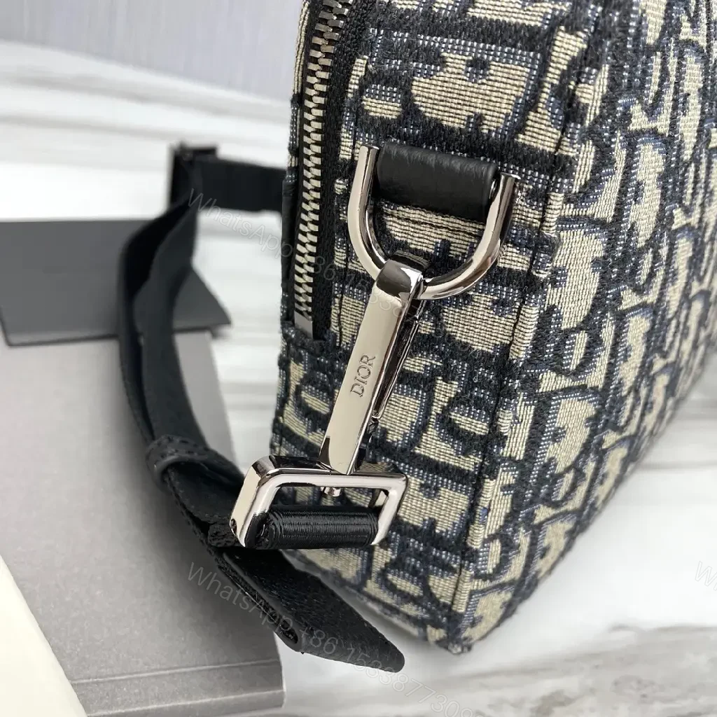 View 6 of Monogram Crossbody: Grayscale Luxe, Hidden Utility, Compact Style