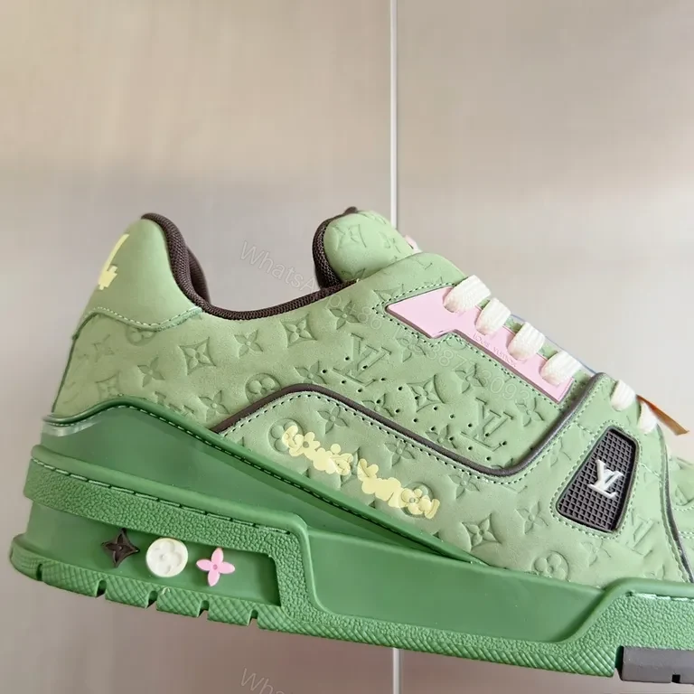 View 8 of Mint LV Terra-Luxe Sneakers - Luxe Casual High-Tops