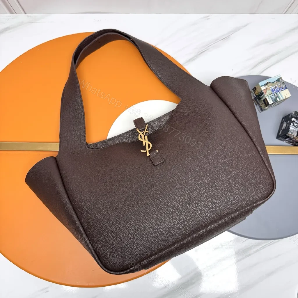 View 6 of Premium Leather Tote: Structured, Everyday Luxury, Gold Charm