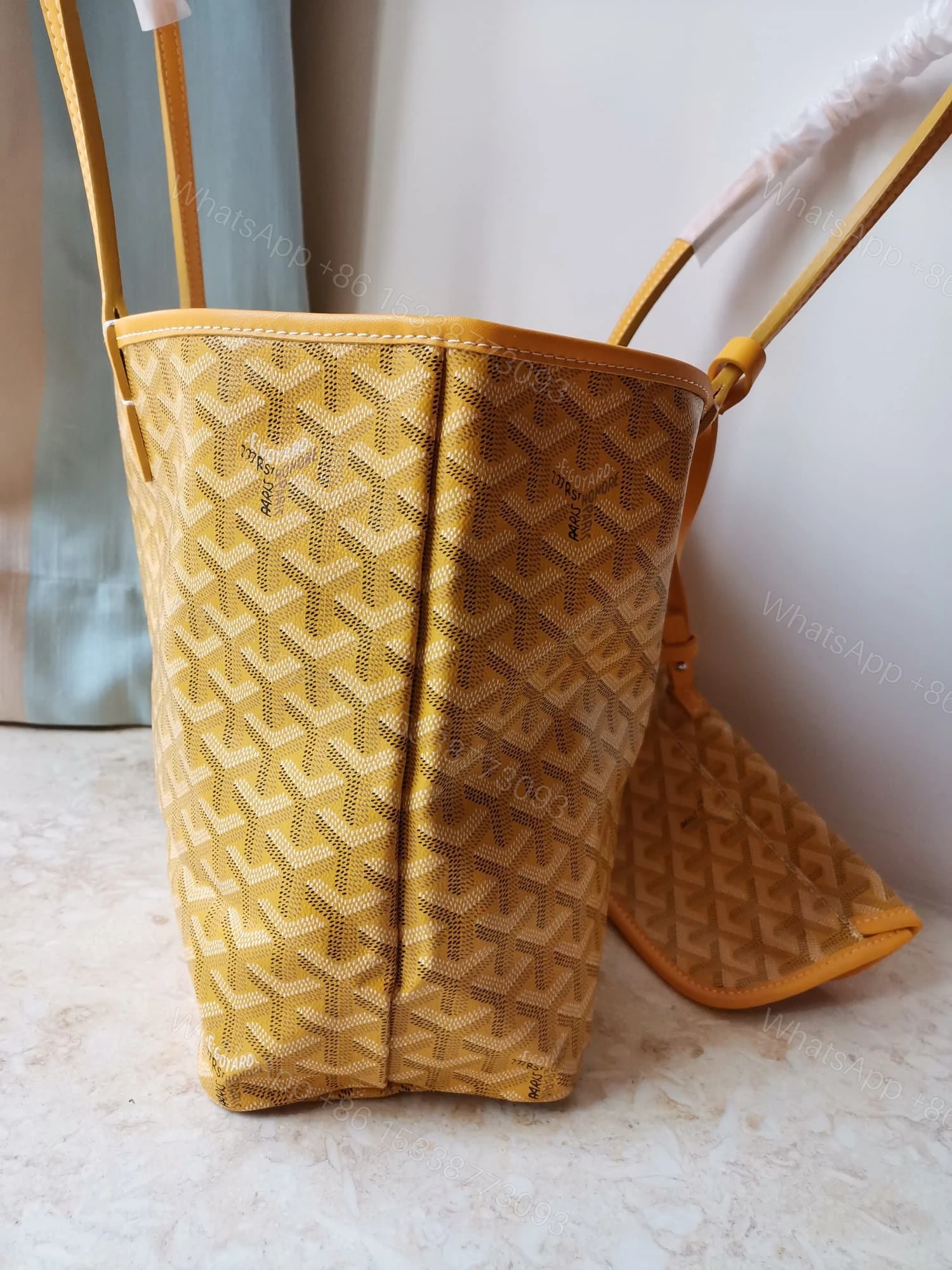 View 2 of GOYARD ANJOU PM BAG YELLOW 50CM ANJOUSPMLCG08TY08P