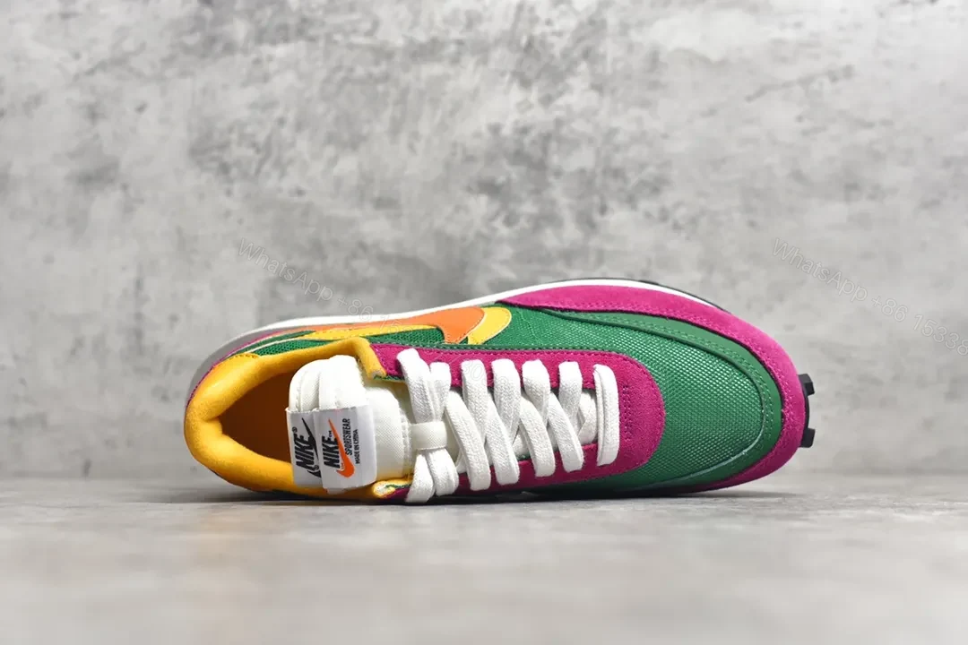 View 6 of Sacai × Nike WAffle pine gree Reps