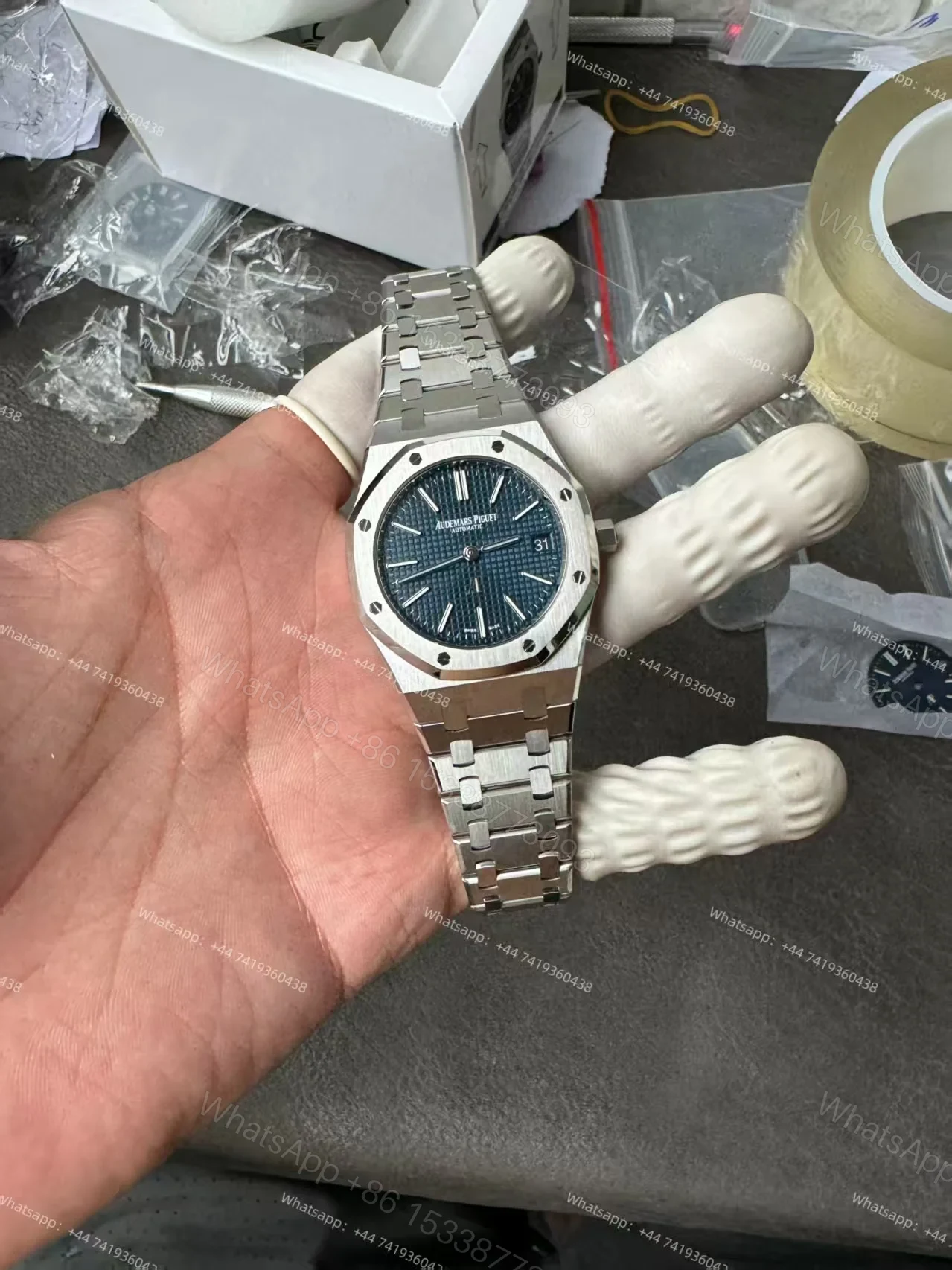 View 21 of Audemars Piguet Super Clone Royal Oak “Jumbo” Extra-Thin 15202ST 39mm