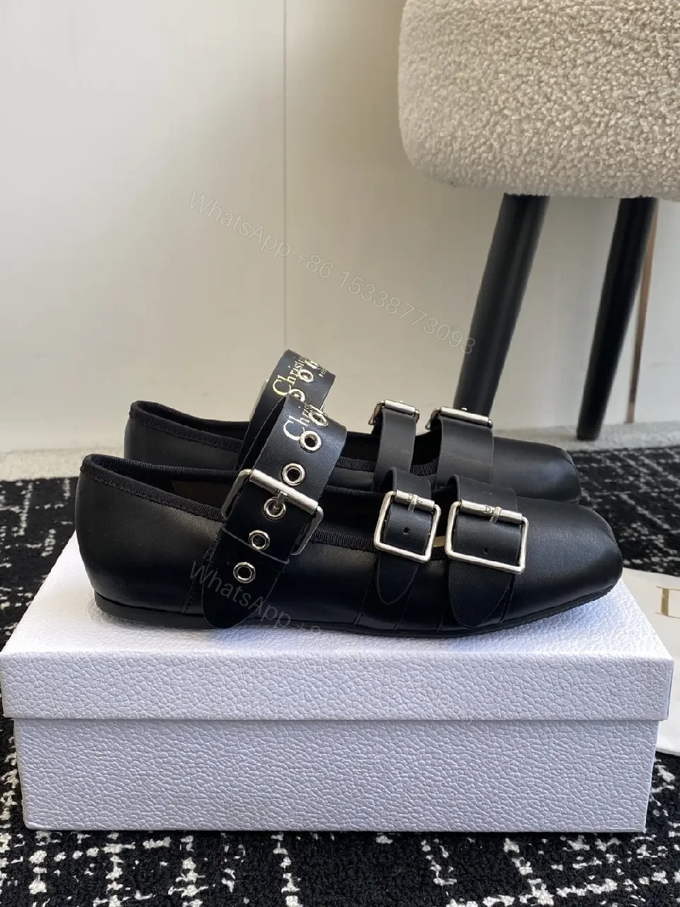 View 7 of Bold Straps Leather Mules: High-Impact, Dior-Inspired Luxury