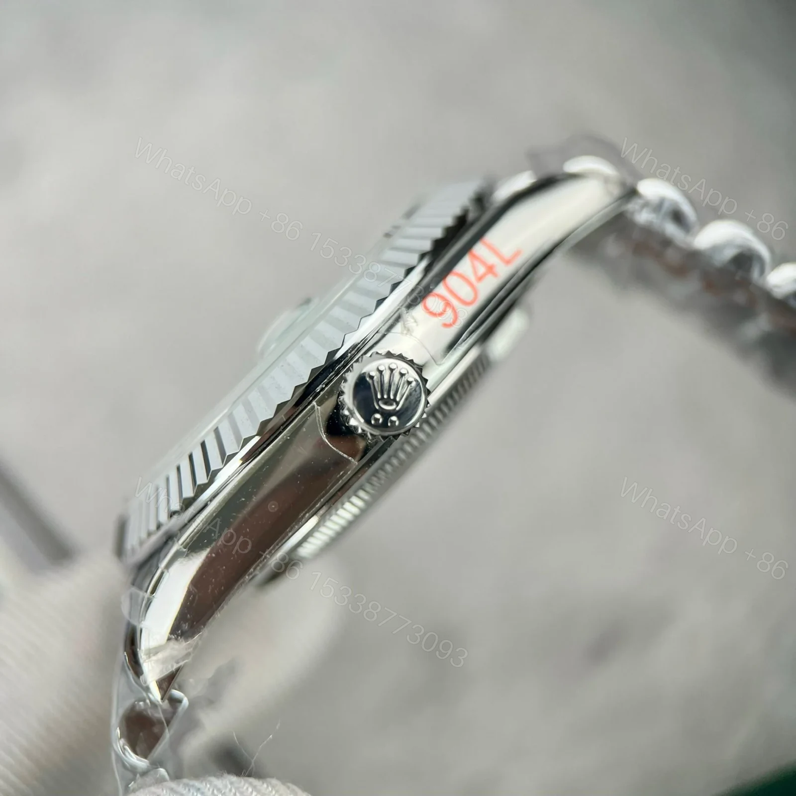 View 7 of Superclone Rolex Day-Date Grey Stick Tapestry Dial 228239-0002 40 mm