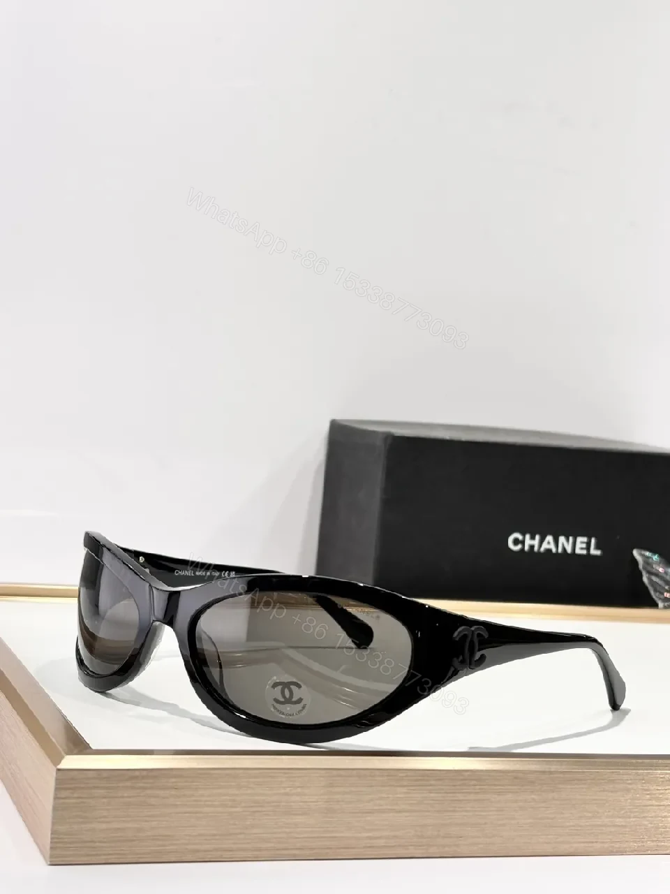 View 3 of Black Acetate Sunglasses – Luxe Comfort, Iconic Silhouette, Polarized UV400