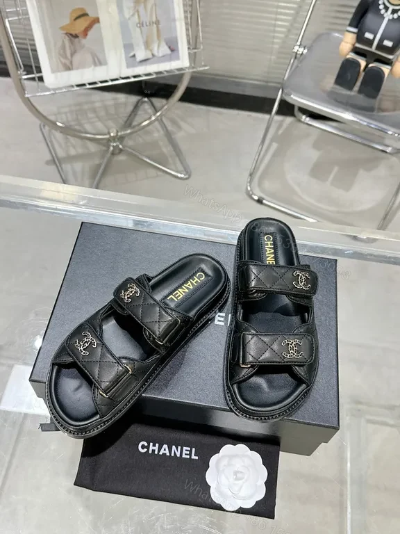 View 7 of Chanel-Inspired Leather Slides: Luxe Yet Everyday Comfort