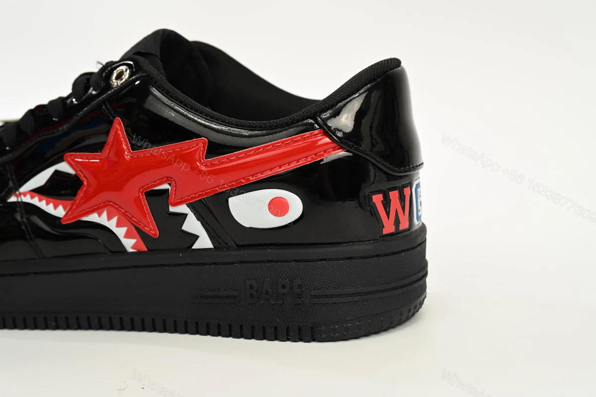 View 4 of A Bathing Ape Bape Sta Low Shark Black