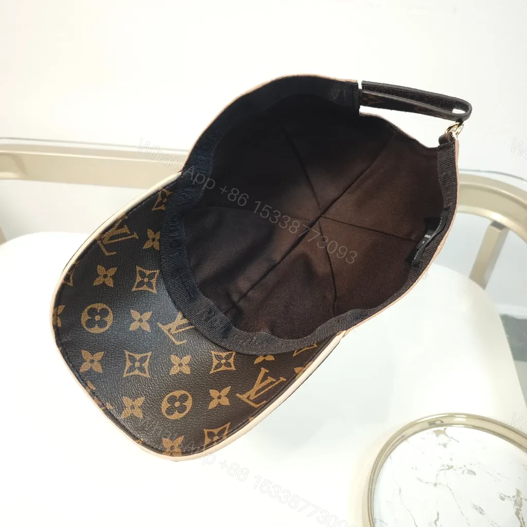 View 4 of Two-Tone LV Monogram Cap: Subtle Luxury Everyday Cap
