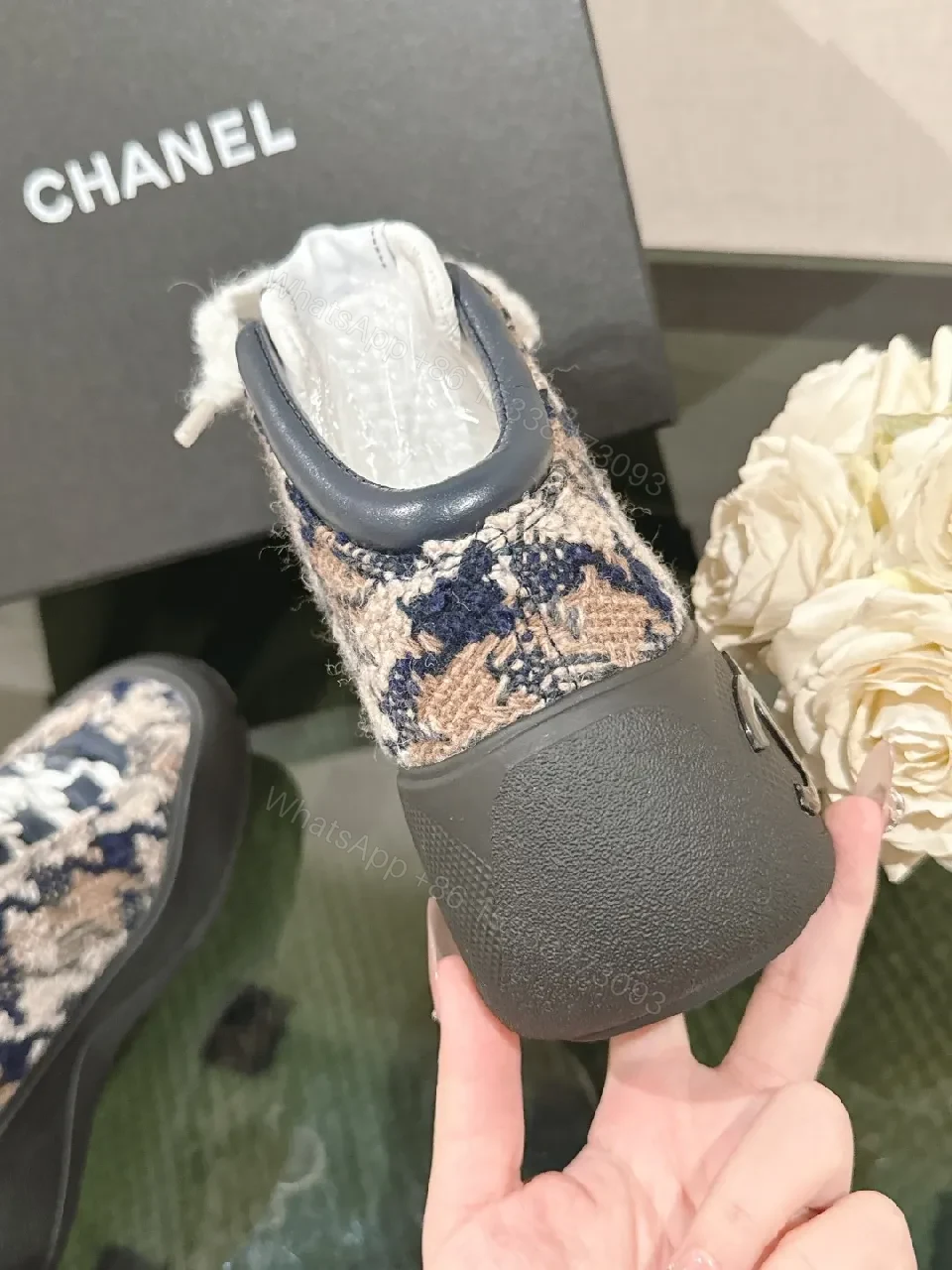 View 5 of Tweed Runner Boots: Premium Texture, Bold Comfort