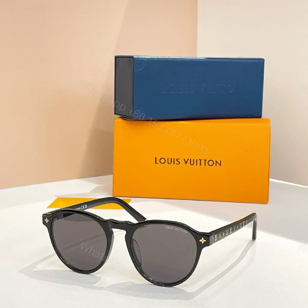 Round-Sun Sunglasses: Acetate, Polarized, Luxury-Inspired Design — view 1