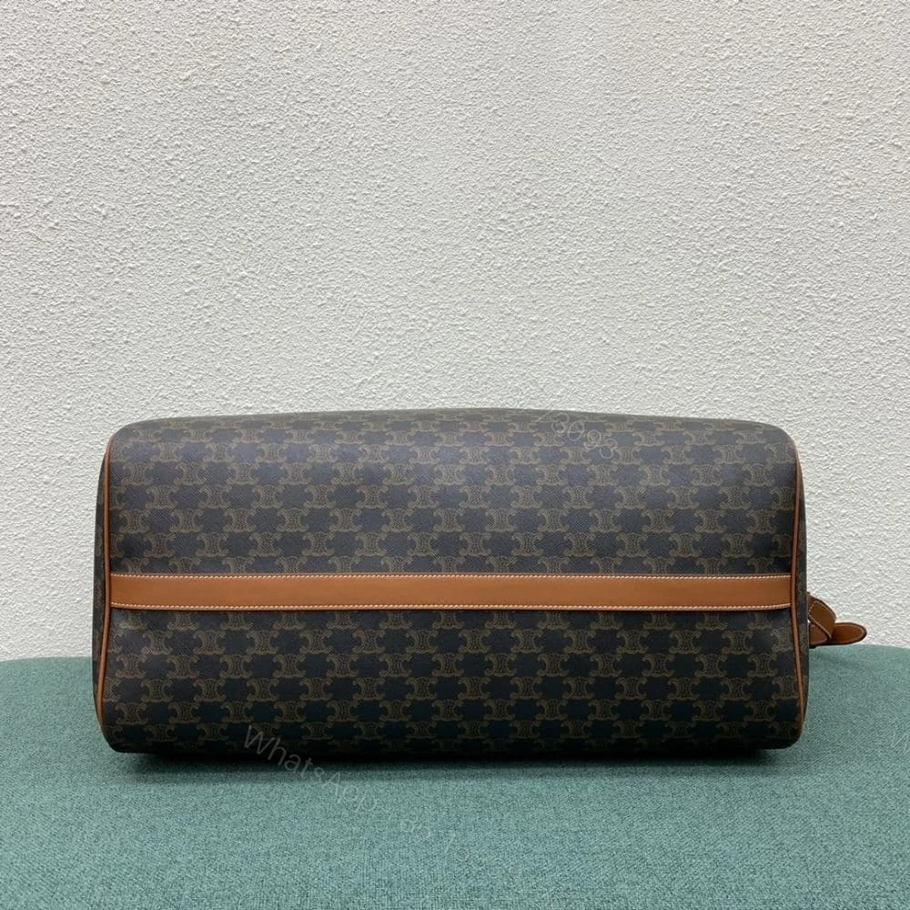 View 6 of CELINE LARGE TRAVEL BAG IN TRIOMPHE CANVAS TAN 50CM 191472CYX 04LU