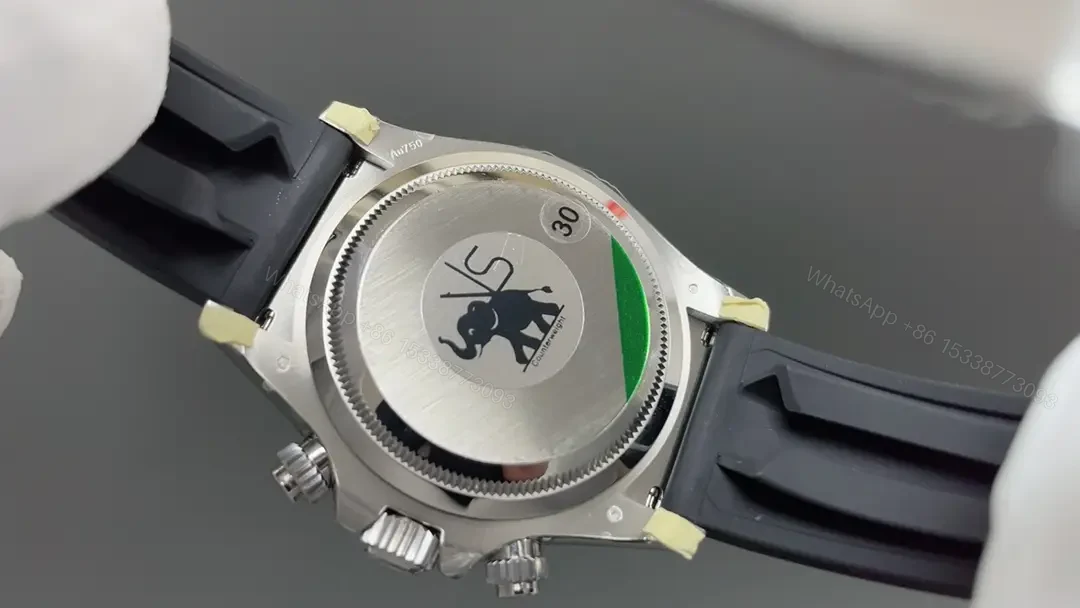 View 6 of Rolex Cosmograph Daytona White Gold Cerachrom Silver Oysterflex 116519LN-0024