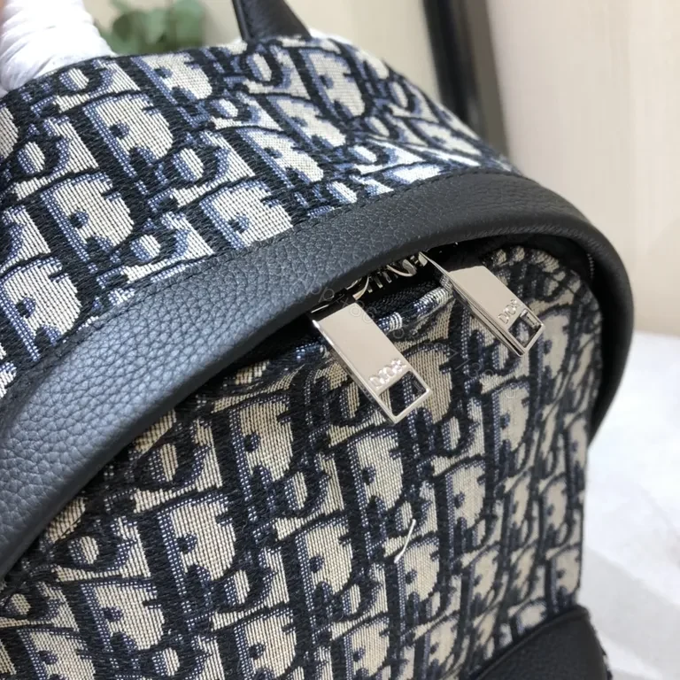 View 6 of Compact Monogram Backpack â€“ Designer-Inspired, Structured, Everyday Luxury