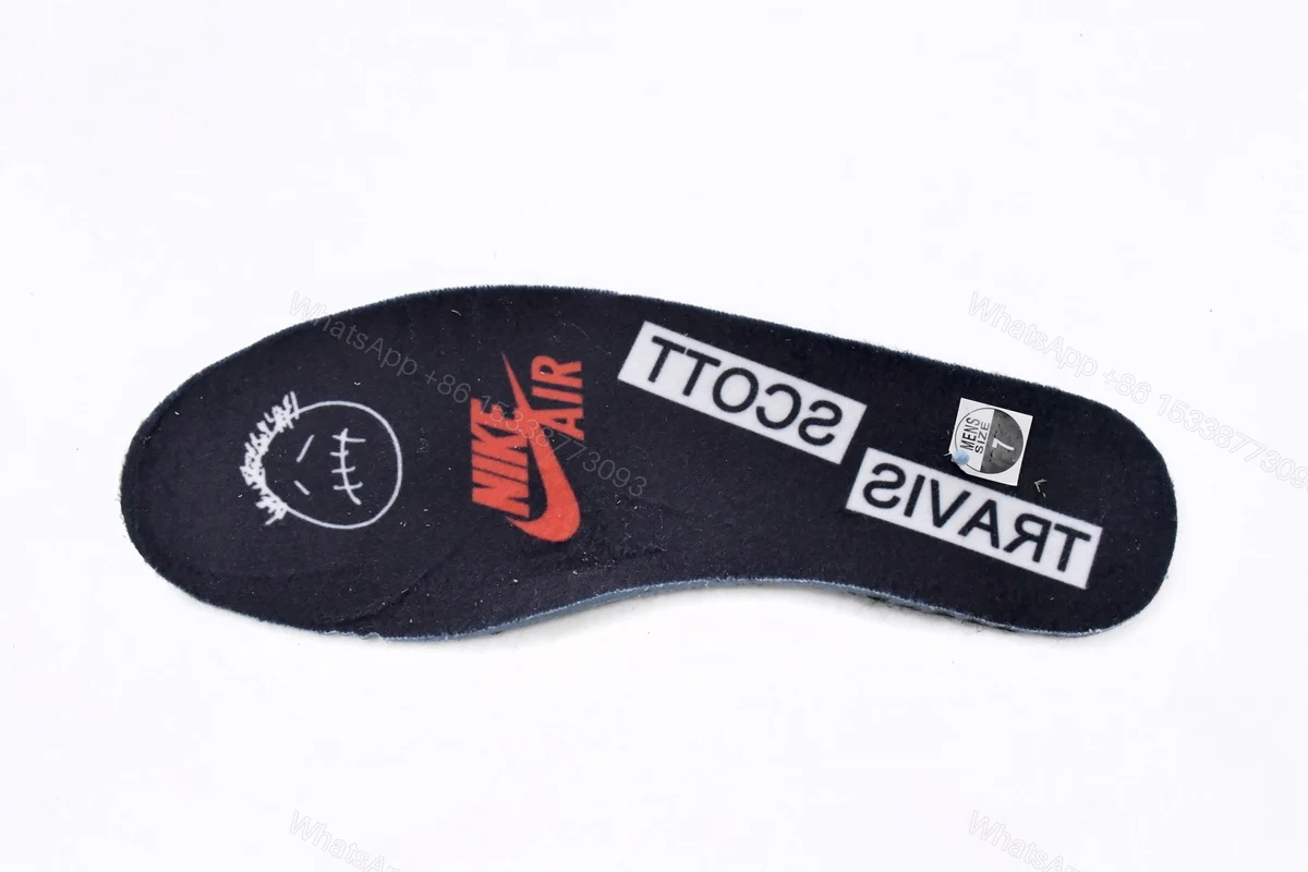 View 9 of Travis Scott x Air Jordan 1 Low OG SP Black Phantom DM7866-001(Top version)