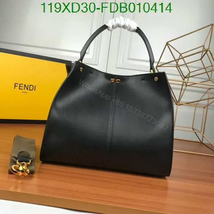 View 12 of Fendi Peekaboo X Lite Oversized Handbag KN55478