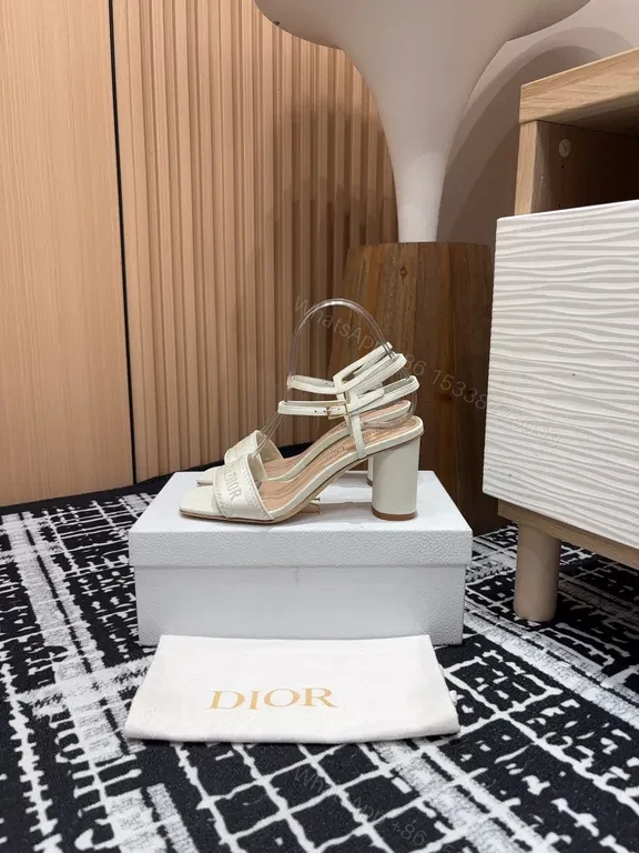 View 7 of Chic Clear-Strap Sandals: Modern Dior-Inspired Couture Style