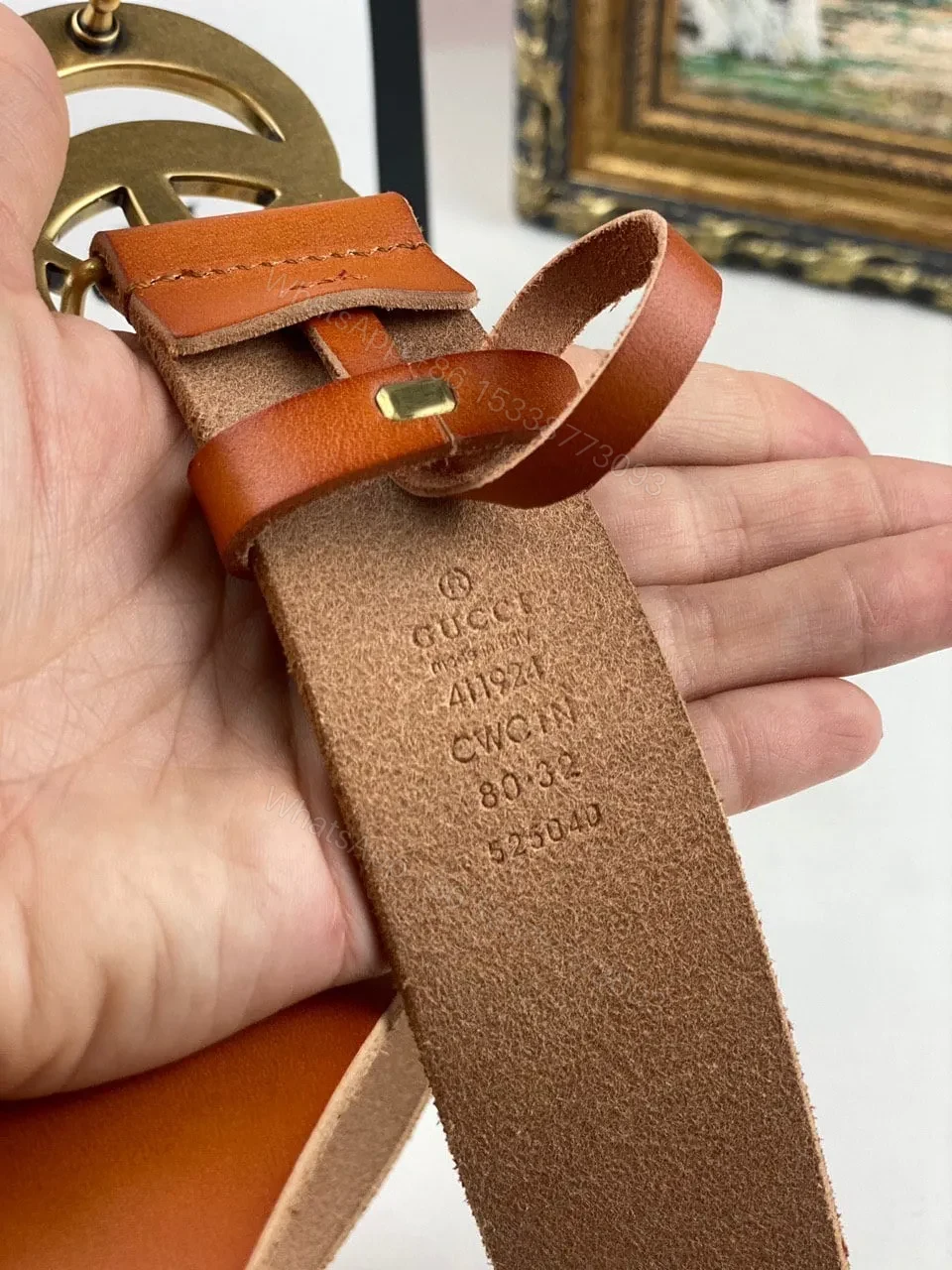 View 4 of Gucci Brown Belt – SIZE 90