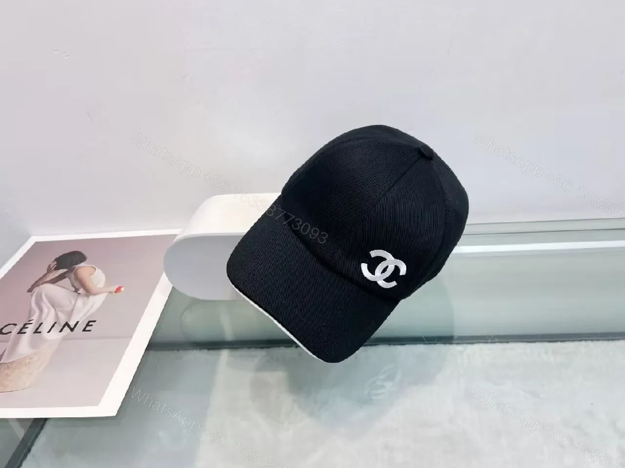 View 6 of Chic Canvas Cap: Premium Cotton, Logo-Embroidered, Everyday Luxury Cap