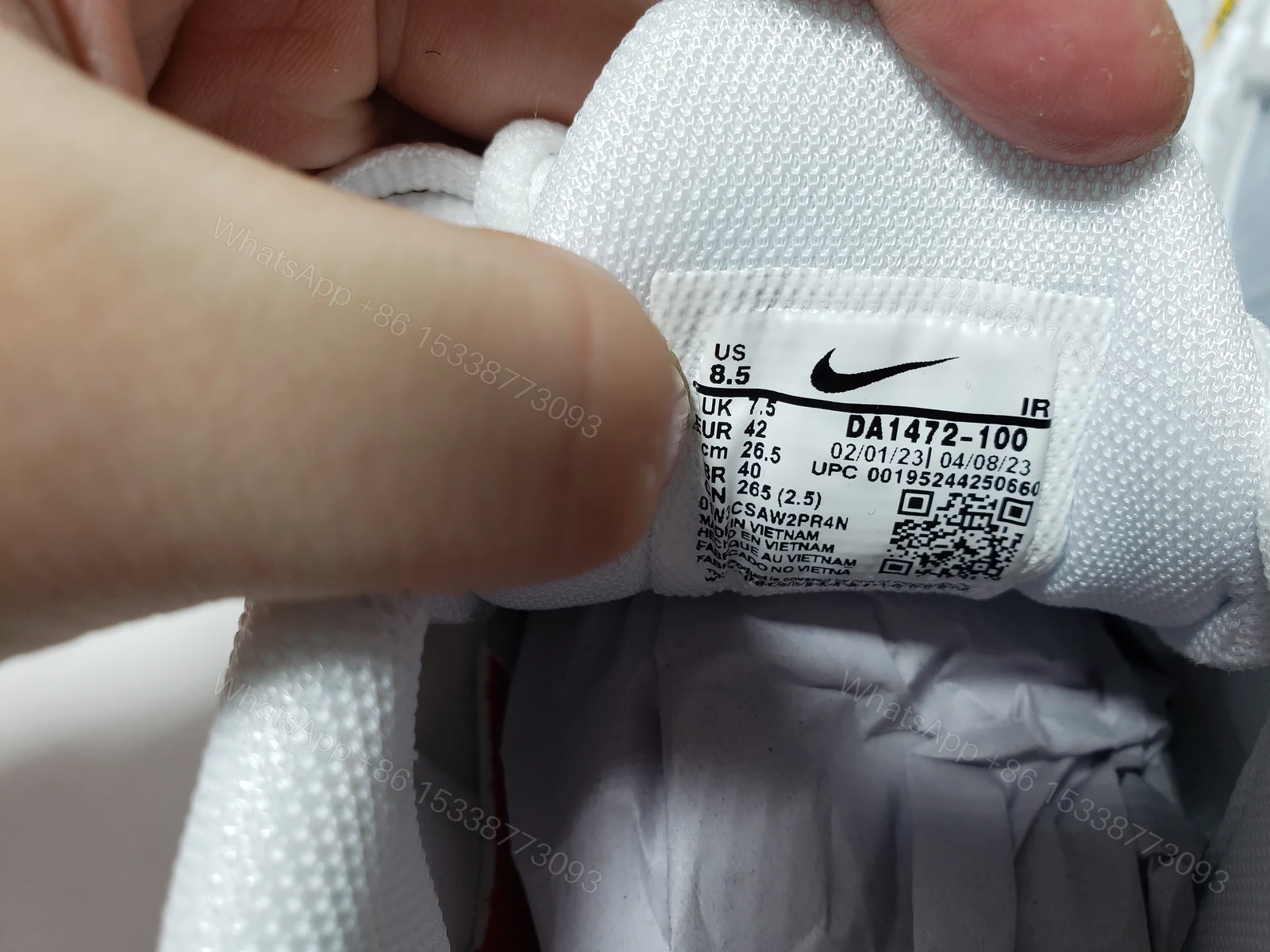 View 5 of Nike Fake Air Max Plus Supreme White DA1472-100(TN)