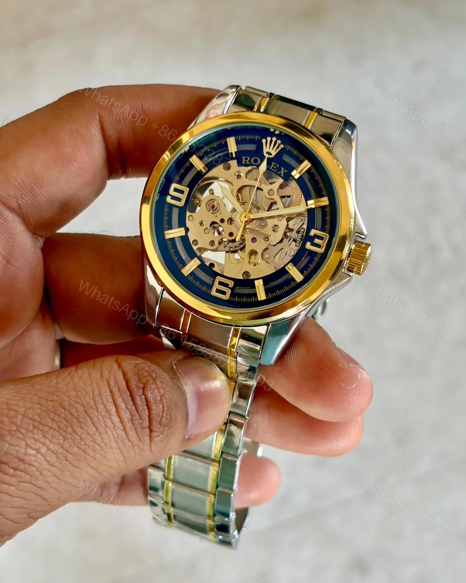 Rolex Automatic Silver & Gold Edition (39mm) — view 1