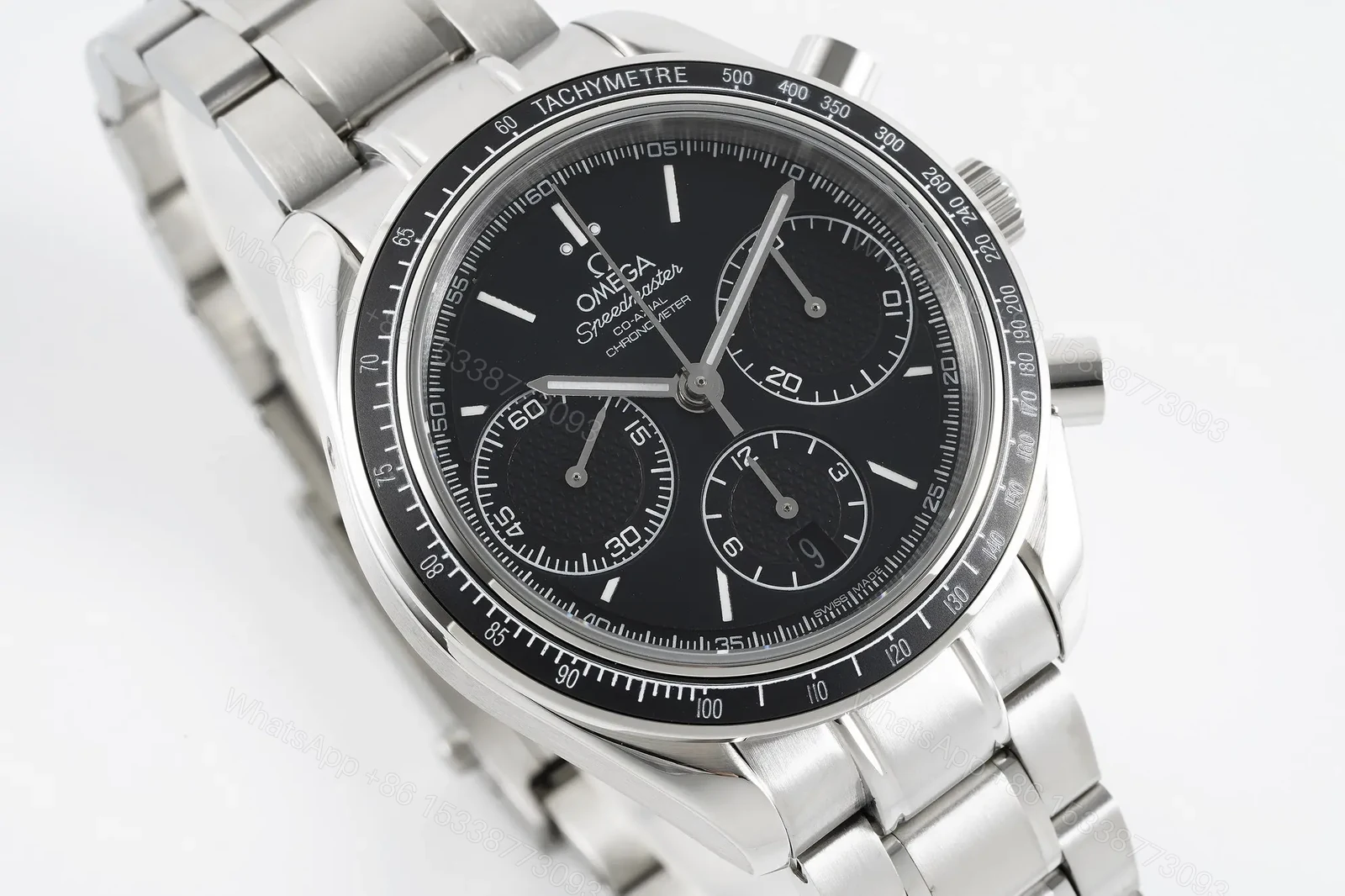 View 4 of Omega Speedmaster Professional 326.32.40.50.06.001 Multifunction Chronograph Watch Black Dial Stainless Steel Bracelet