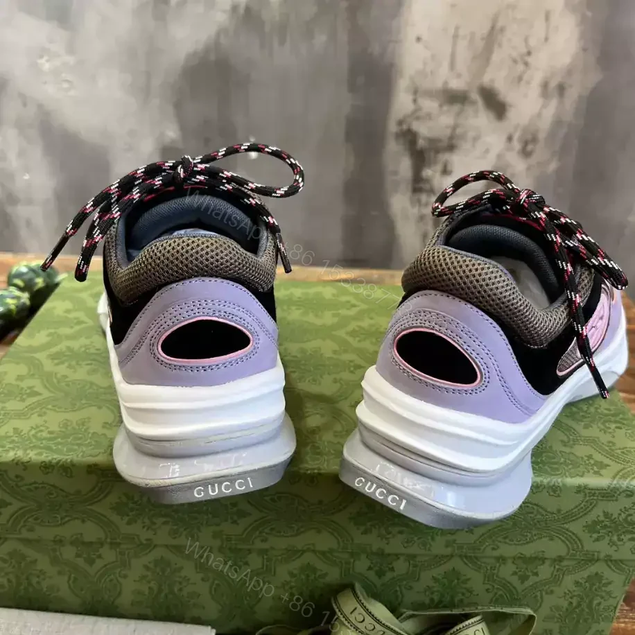 View 5 of GUCCI RUN TRAINER SNEAKERS IN LILAC – GC164