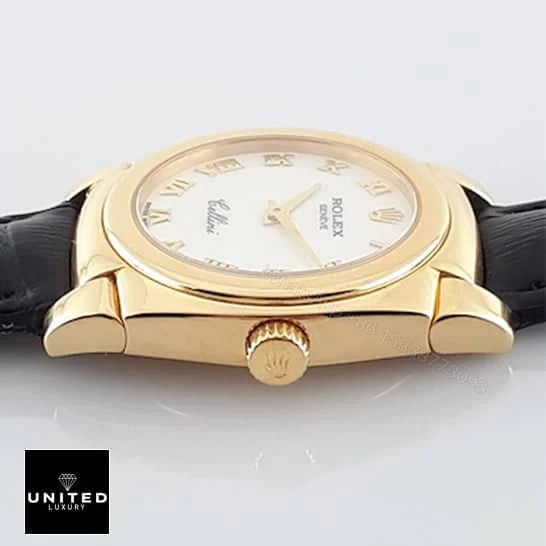 View 12 of Rolex Cellini Geneve Yellow Gold White 5320/8 Replica