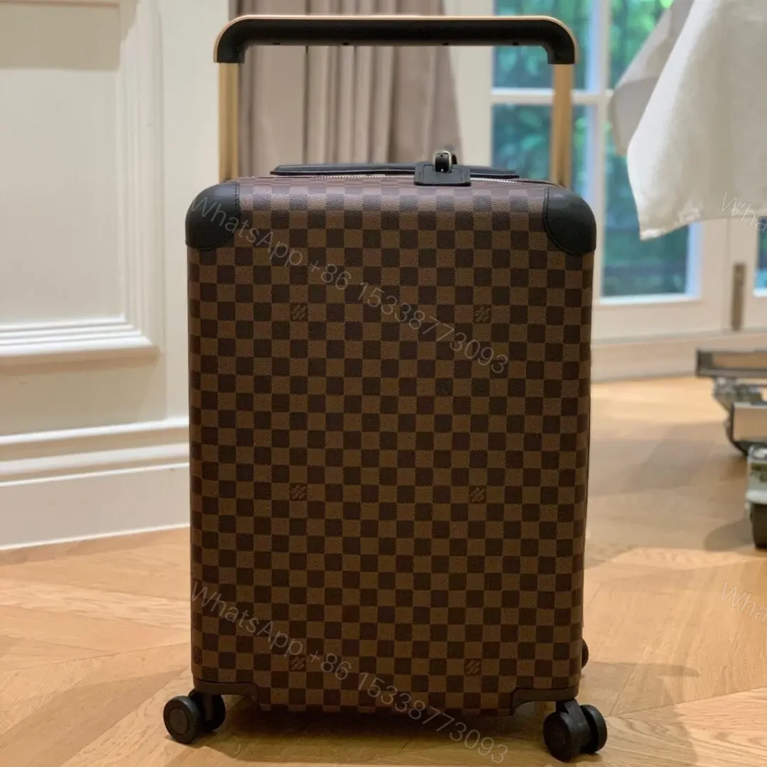 Louis Vuitton Horizon 55 rolling suitcase in Damier Ebene canvas. — view 1