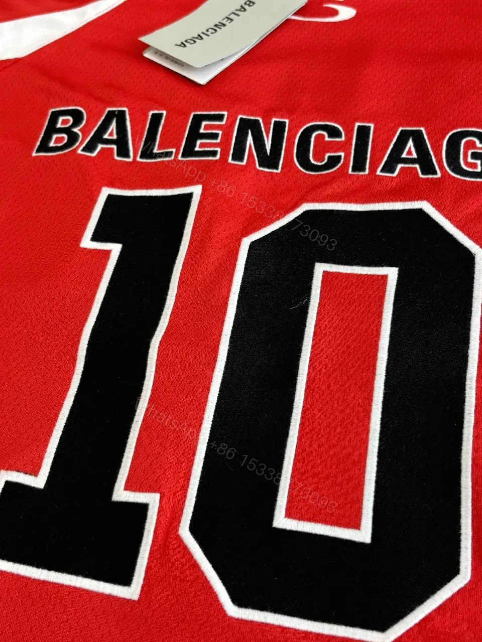 View 6 of Bold Red Jersey: Luxe Streetwear Comfort Jersey