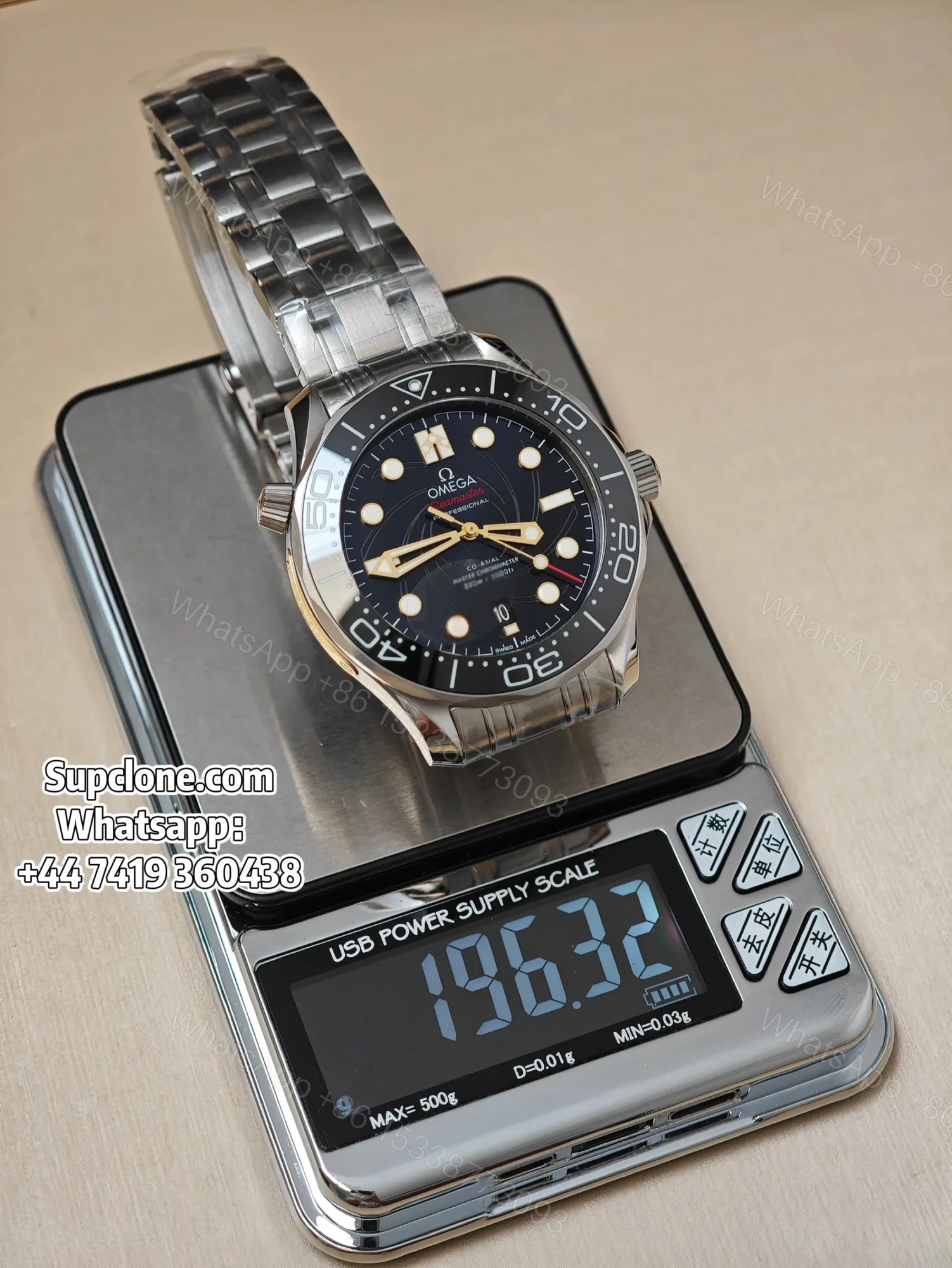 View 22 of Omega Super Clone Seamaster Diver 300M James Bond 210.22.42.20.01.003 42mm