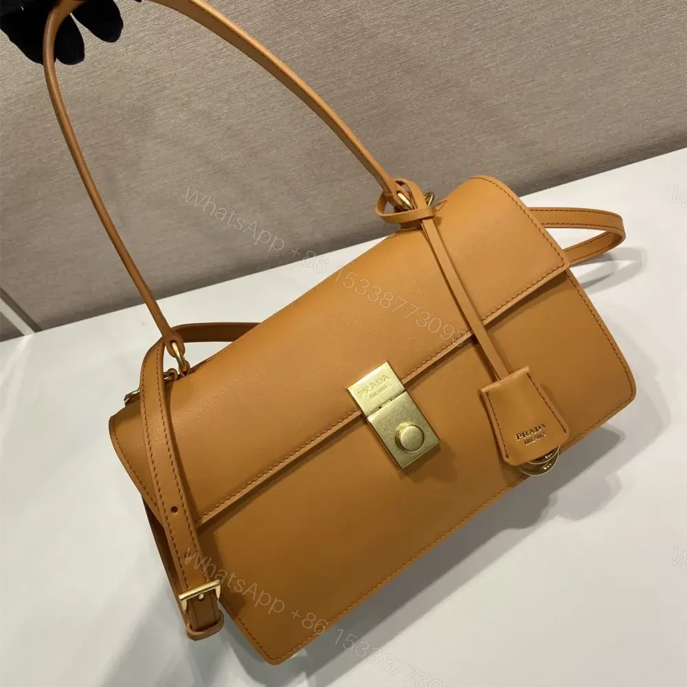 View 3 of 高仿Prada*SoftSound系列1BN023斜挎包琥珀色中號免檢版