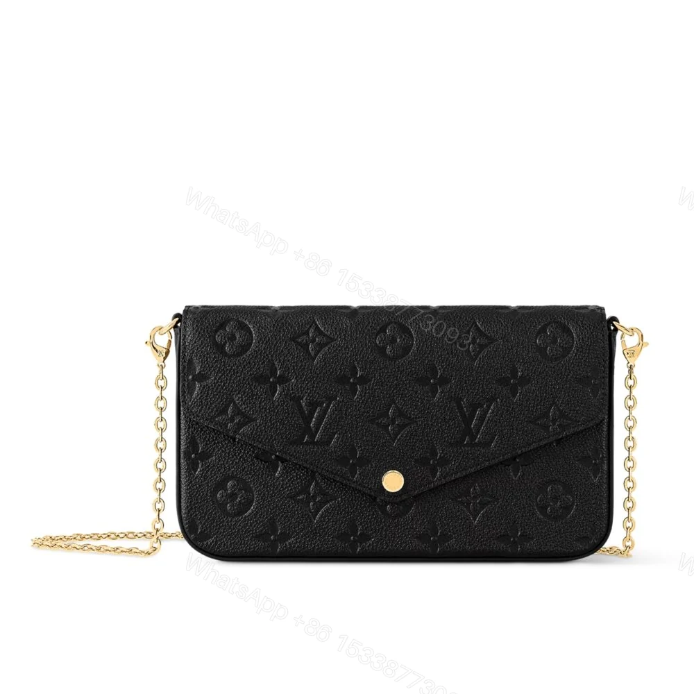 Louis Vuitton Félicie Pochette Monogram Empreinte Black 21Cm M82477 — view 1