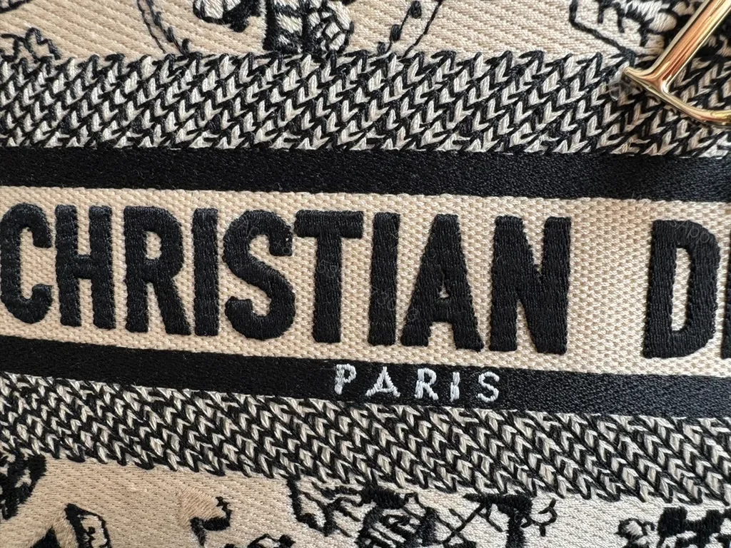 View 6 of Patterned Dior-script Mini Bag: Luxe, Compact, Day-Night Ready