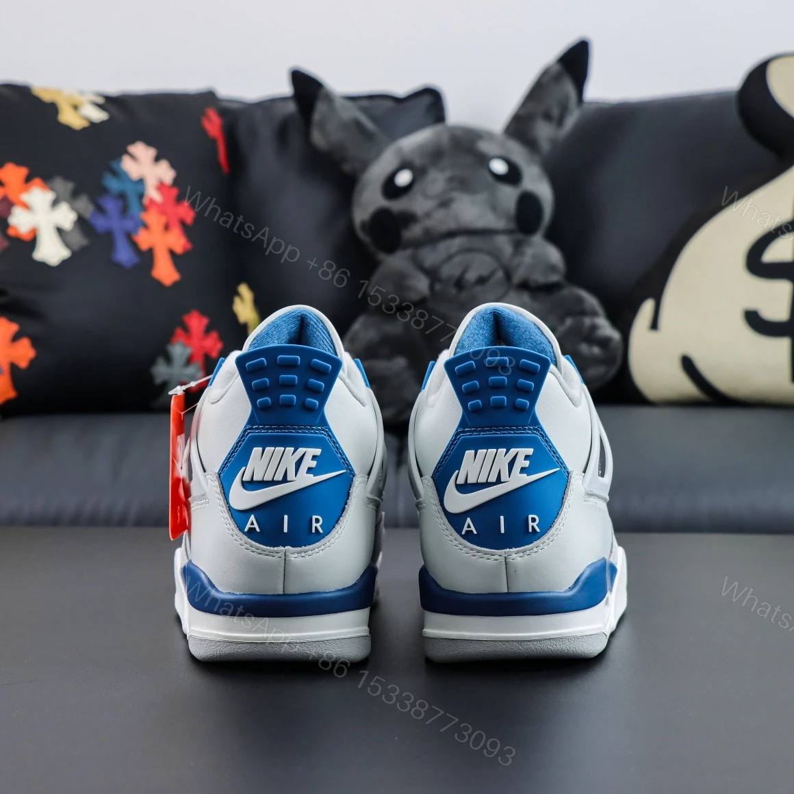 View 7 of Air Jordan 4 Retro Military Blue 2024 Reps