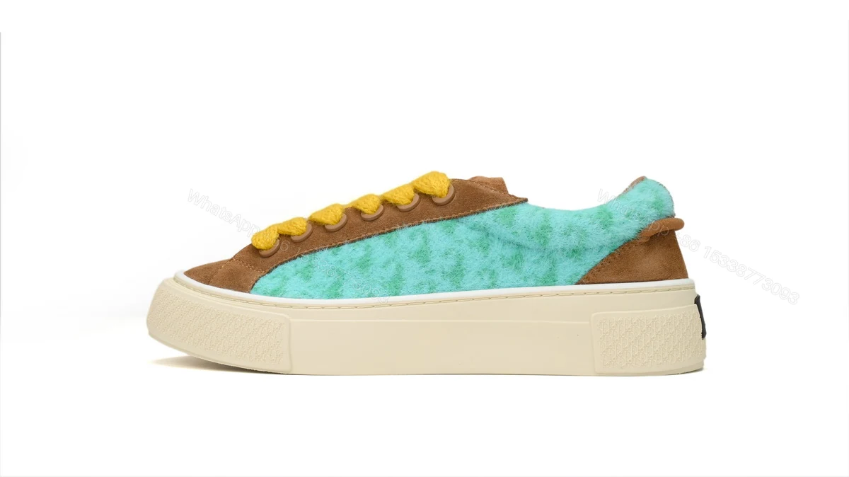 View 9 of Dior B33 Sneakers Release Brown Green 3SN272 ZIR1 6536