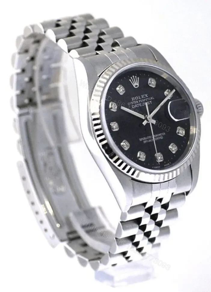View 2 of Replica Rolex Datejust – Silver/Black