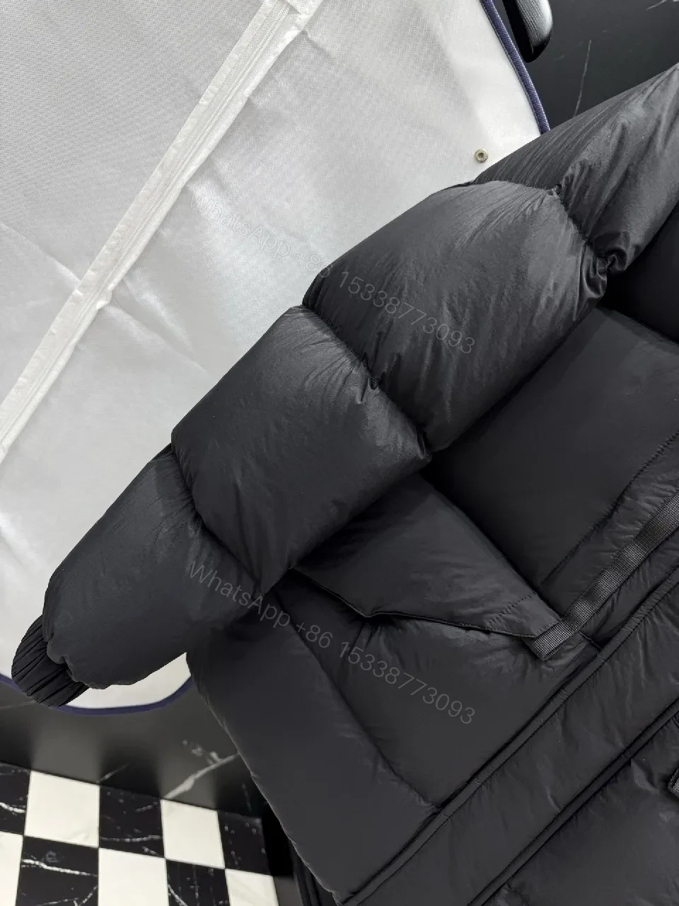View 7 of Bold Puffer Parka: Luxe City-Warmth, Signature Branding