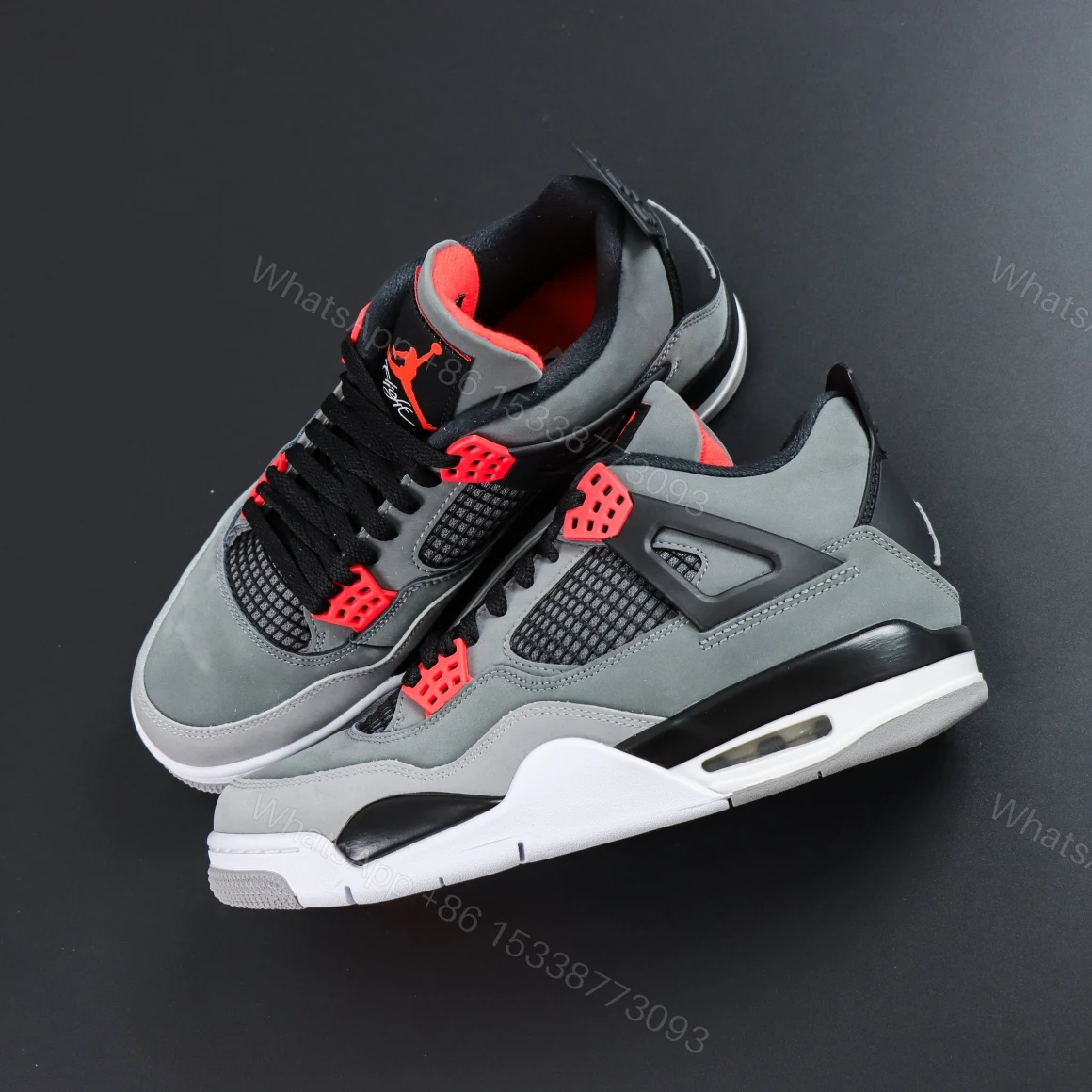 View 7 of Air Jordan 4 Retro Infrared Reps