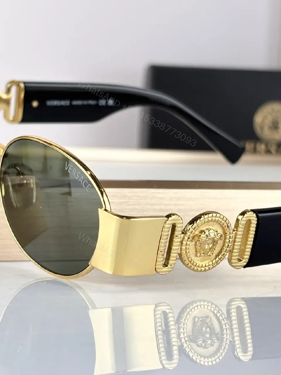 View 8 of Premium Sunglasses: Italian-Inspired Metal Frame, UV400 Lenses
