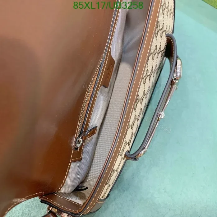 View 7 of Gucci Replica Horsebit 1955 Small Bag Brown Leather in AAAA Quality