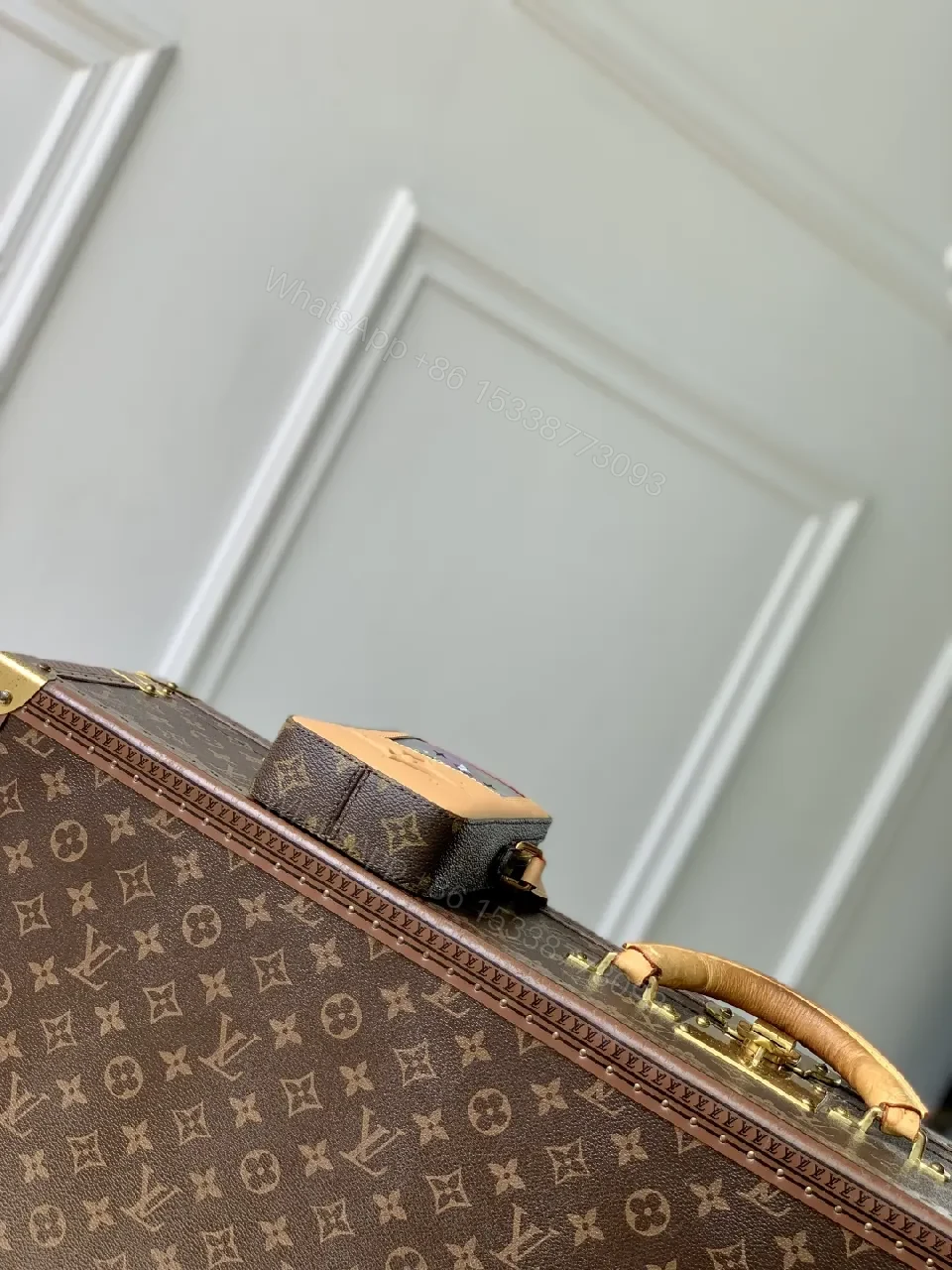 View 6 of Refined Leather Travel Wallet Case - Luxe, Compact Organizer