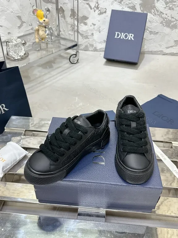 View 8 of Monochrome Dior-Driven Pattern Sneaker: Luxe Everyday footwear