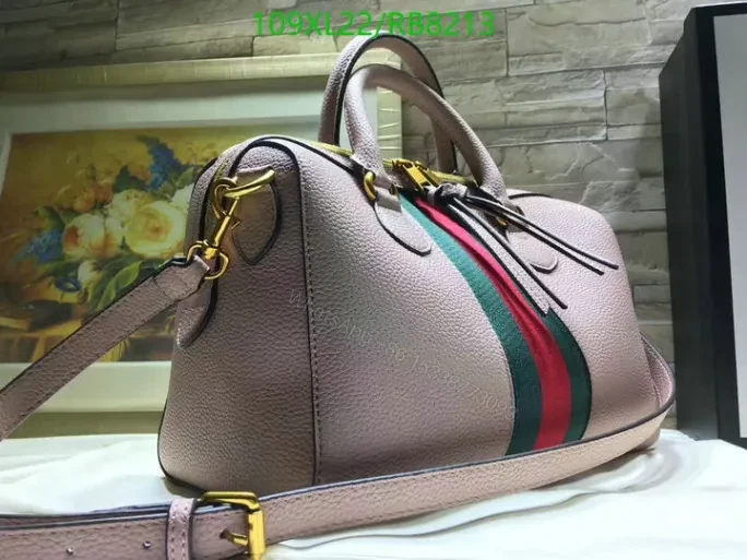 View 16 of Gucci Replica Ophidia Leather AAAA Black Bag