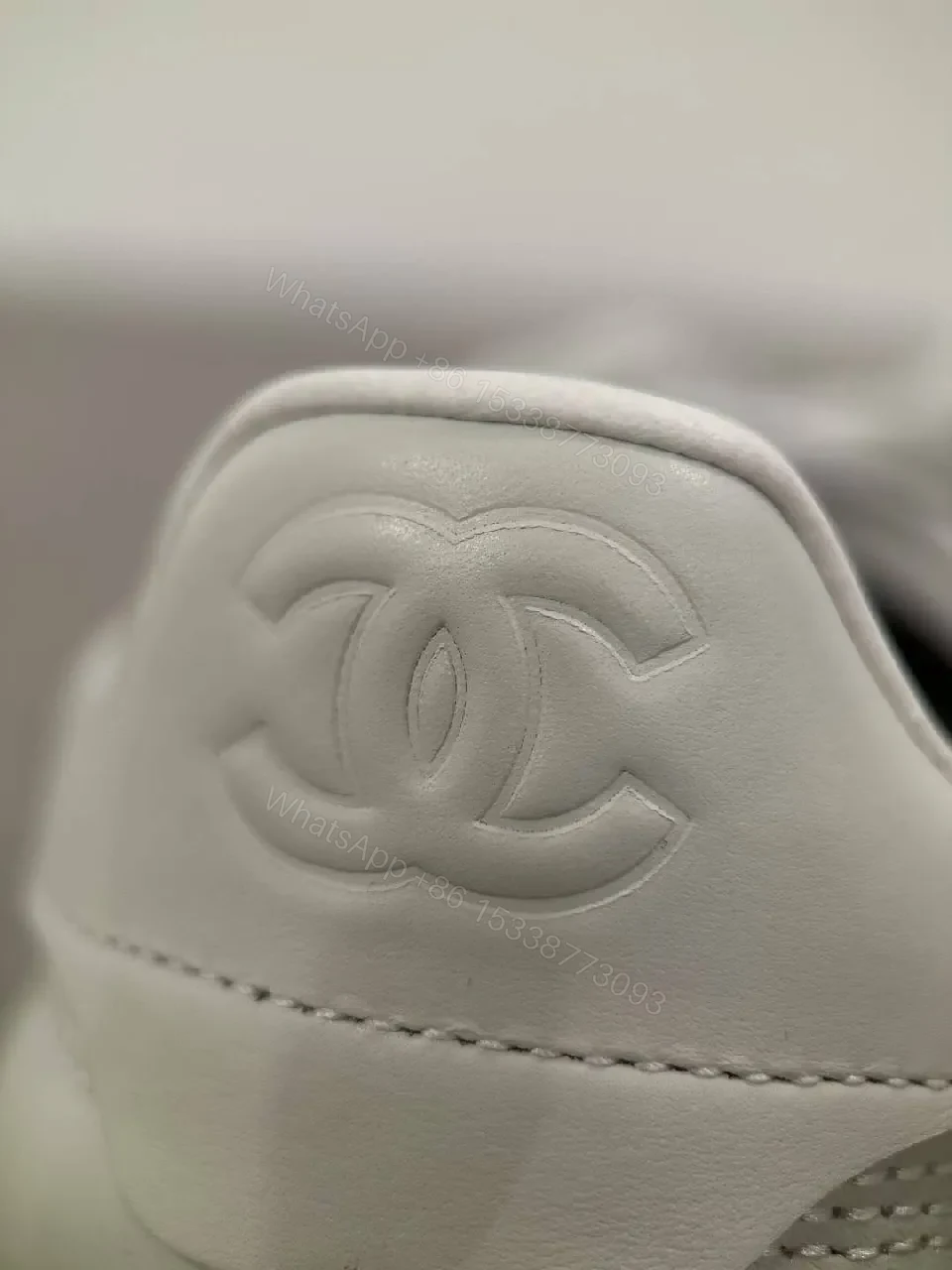 View 3 of White Quilted High-Tops: Everyday Luxury Sneakers