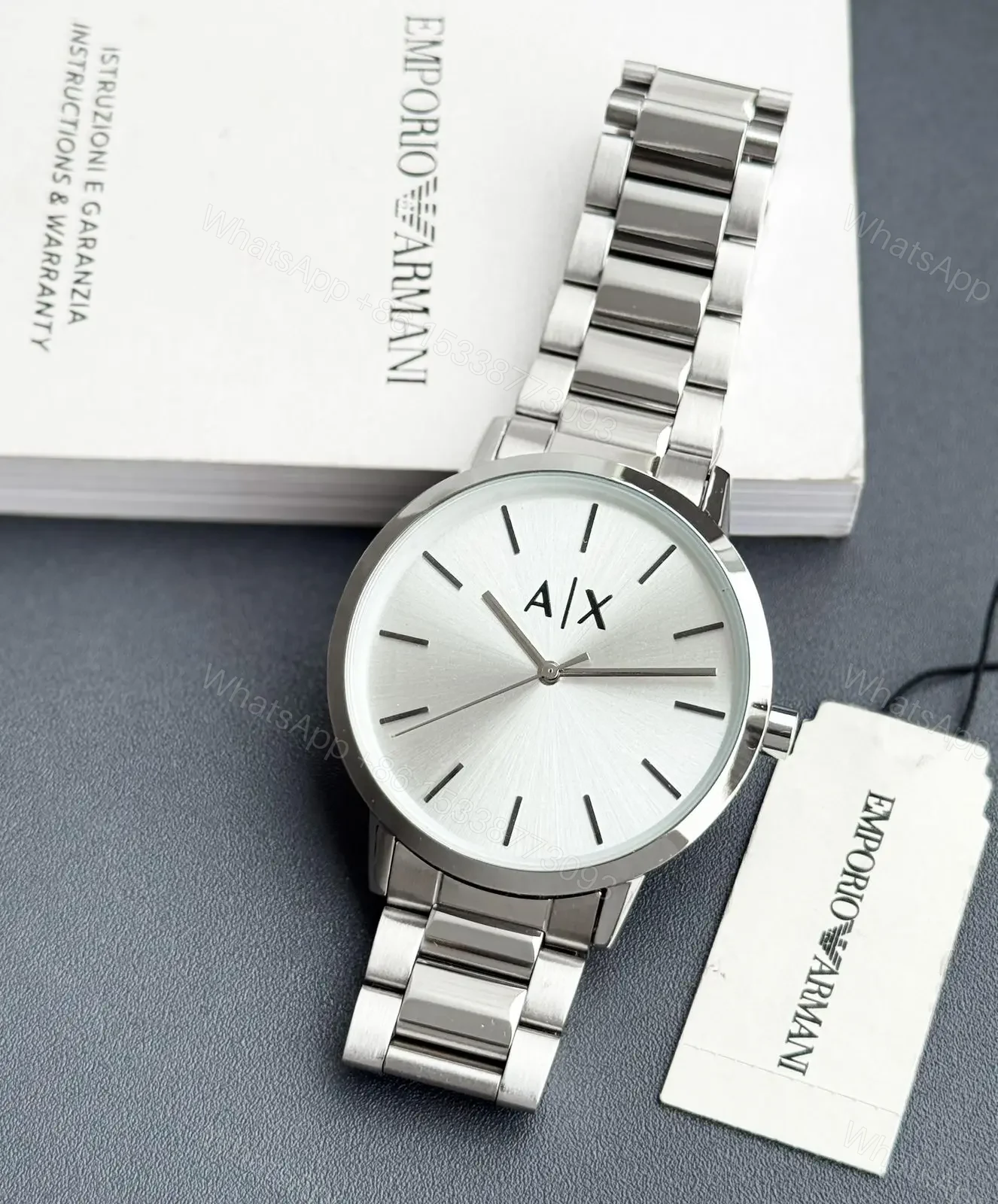 Armani Exchange Silver Dial — view 1