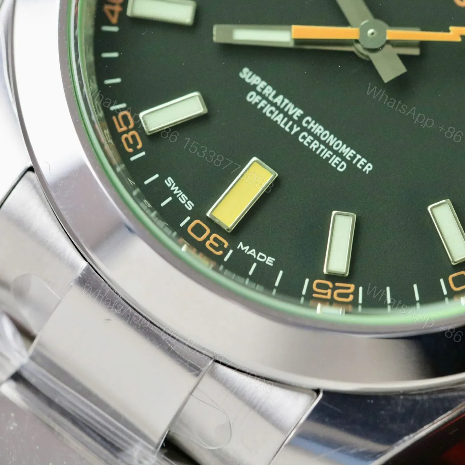 View 7 of Replica Rolex Milgauss Black Dial 116400GV