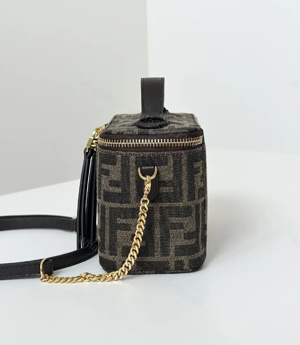 View 8 of Dark Monogram Quilt Mini Bag: Structured Luxe, All-Day Confidence