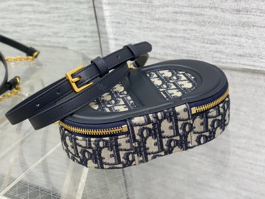 View 3 of Dior branded women’s handbag with crossbody strap 18x6cm