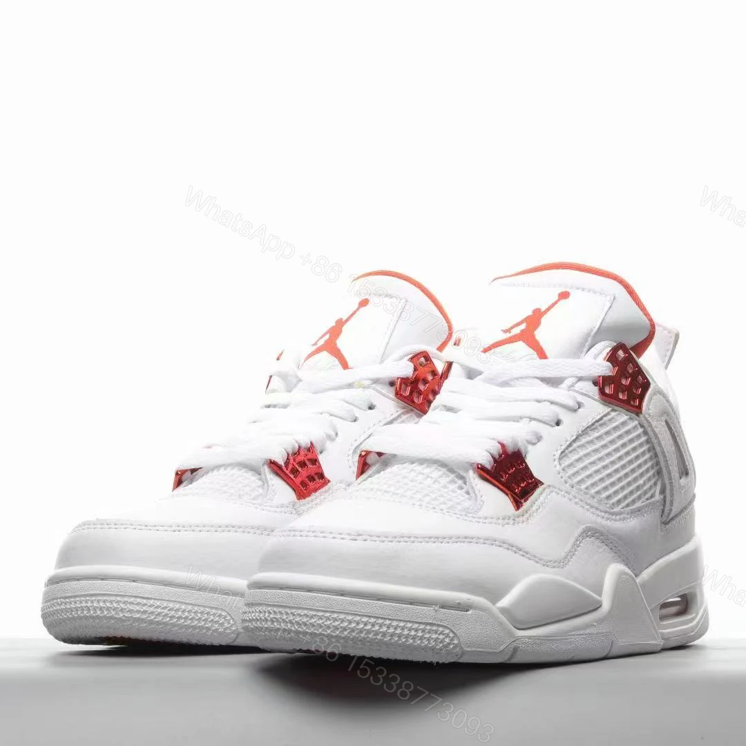 View 3 of Air Jordan 4 Retro Metallic Orange